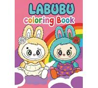 La-bu-bu Coloring Book: Cute Characters coloring Pages, Fun, One-Sided Jumbo Designs for Kids