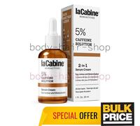 La Cabine 5% Cafeína Contorno de Ojos Serum-Crema Ojeras Hinchazón Ojos...