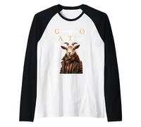 La Cabra más Grande de Todos los Tiempos Divertida Camiseta Manga Raglan