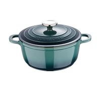 BERGNER Excalibur | Cacerola de 20 cm de Diametro y 9 cm de altura | Con Tapa | Fabricada de Aluminio Fundida | Apto para Horno e inducción | Verde