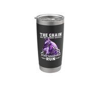 La cadena en mi swing de humor acaba de romper corre lobo Vaso térmico de acero inoxidable de doble pared