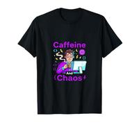 La cafeína alimentó el Caos de codificación Nocturna Camiseta