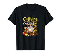 La cafeína es mi Mejor Herramienta para el Aula Diseño de Maestros Camiseta