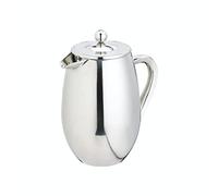 La Cafetière Cafetería de acero inoxidable con aislamiento de doble pared, 3 tazas, acero inoxidable, color plateado