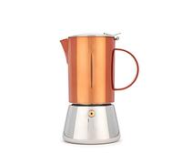 La Cafetière Cafetera espresso de acero inoxidable pulido, 200 ml, cobre