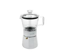La Cafetière Cafetera Espresso de Cristal Verona, Cromada, 6 Tazas, Caja de Regalo