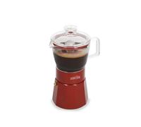 La Cafetière, Verona Glass Cafetera, rojo, 6 tazas, en caja de regalo