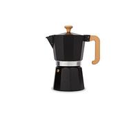 La Cafetière Cafetera Venice de aluminio, para seis tazas, negra