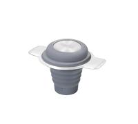 La Cafetière Filtro de Té Invertible para Hojas Sueltas, Infusor de Té de Silicona Plegable para Teteras, Tazas y Tazones