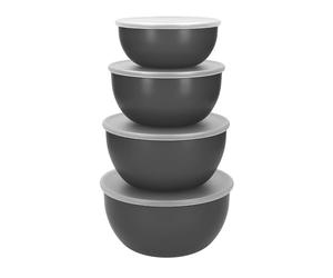La Cafetière KitchenAid 4pc Meal Prep Bowls Set con Tapas - Gris Carbón