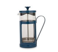 La Cafetière Monaco Cafetera de acero inoxidable, ocho tazas, azul, en caja de regalo