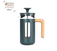 La Cafetière Pisa Cafetera de Acero Inoxidable, 3 Tazas, Verde, Caja de Regalo