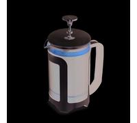 La Cafetière Roma - Cafetera de acero inoxidable, seis tazas, color plateado, en caja de regalo