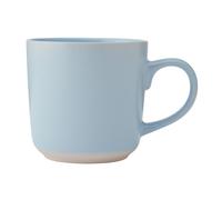 La cafetière sky blue ceramic mug with unglazed base, 350ml