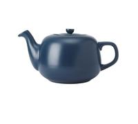 La Cafetière - Tetera clásica en color azul marino, tetera grande tradicional con mango cómodo y boquilla antigoteo con capacidad para 6 tazas, apta para bolsas de té, fácil de limpiar, 1,5 l