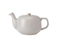 La Cafetière - Tetera clásica en color latte/crema, tetera tradicional con mango cómodo y boquilla antigoteo para 4 tazas, apta para bolsas de té, fácil de limpiar, apta para lavavajillas, 1,2 L