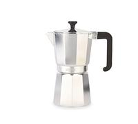 La Cafetière Venice Cafetera Espresso de Aluminio, Nueve Tazas, Plateada, Caja de Regalo