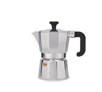 La Cafetière Venice Cafetera Espresso de Aluminio, Tres Tazas, Plateada, Caja de Regalo