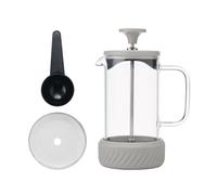 La cafetière zero cafetera de 3 tazas, color latte/crema, prensa fran