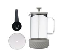 La cafetière zero cafetera de 8 tazas, color latte/crema, prensa fran