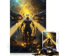 La Caída del Arcángel, Rompecabezas de 1000 Piezas para Adultos, Regalos para Fortalecer la Memoria, Tiempo Sereno, Calidad, Borde, Deseo de Santa Claus 50x75cm