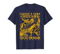 La caída es cómo crecemos - La Antigua Roma - Gladiador Camiseta, Hombre, Azul Marino, L
