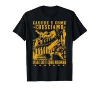 La caída es cómo crecemos - La Antigua Roma - Gladiador Camiseta, Hombre, Negro, 6XL