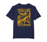 La caída es cómo crecemos - La Antigua Roma - Gladiador Camiseta, Hombre Tallas Grandes, Azul Marino, 4X Alto