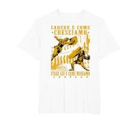 La caída es cómo crecemos - La Antigua Roma - Gladiador Camiseta, Hombre Tallas Grandes, Blanco, 4X Alto