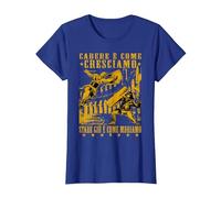 La caída es cómo crecemos - La Antigua Roma - Gladiador Camiseta, Mujer, Azul Real, XXL