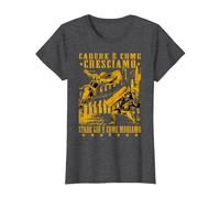 La caída es cómo crecemos - La Antigua Roma - Gladiador Camiseta, Mujer, Jaspeado Oscuro, 3XL