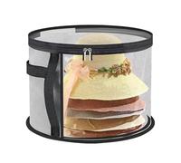 La caja de almacenamiento de sombreros es plegable y adecuada for el almacenamiento en el armario.(Gray)