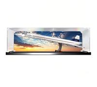 La Caja de exhibición de acrílico Transparente a Prueba de Polvo, Compatible con el Modelo LE-GO 10318 Concorde, se Puede Usar como Caja de exhibición, Caja de Almacenamiento o Caja de exhibición.3