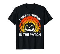 La Calabaza más Genial en el Parche - Halloween Jack O Lantern Camiseta gráfica económica, Hombre, Negro, L