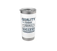 La calidad hoy es igual al éxito mañana | Día Mundial de la Calidad Vaso térmico de acero inoxidable de doble pared