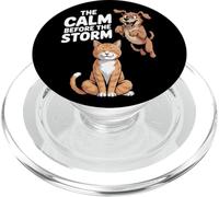 La Calma Antes de la tormenta (Gato y Perro) PopSockets PopGrip para MagSafe