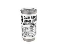 La calma antes de la tormenta primo datos curiosos mujeres hombres primos Vaso térmico de acero inoxidable de doble pared