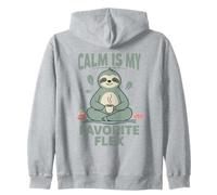 La Calma es mi Flex Favorita Abraza la Paz Interior y la alegría Sudadera con Capucha