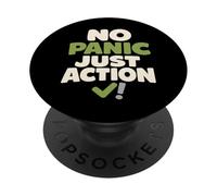La Calma supera el pánico Preparación Estilo de Vida Preparación para emergencias PopSockets PopGrip Adhesivo