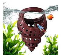 La Cama Betta en una Pecera | Una Decoración Flotante de Acuario,Cueva de camarón y Tronco Betta | para Agua Dulce, Escritorio, Oficina En El Hogar, Dormitorio, Salón, Hotel, Tienda De Mascotas