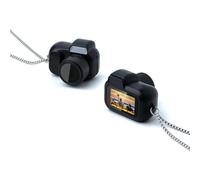 La Cámara Más Pequeña del Mundo, Mini Cámara, Cámara Digital 1080P 2 MP 100 Minutos de Duración de La Batería, Pequeña Cámara de Vídeo con Pantalla a Color, Correa de Mano para