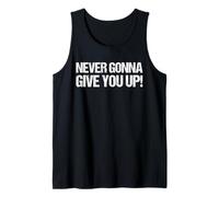 La Camisa de Never Gonna Give You Up como Meme Divertido Camiseta sin Mangas