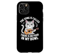La canción se Llama No Hay Comida en mi tazón Funny Cat Carcasa para iPhone 11 Pro