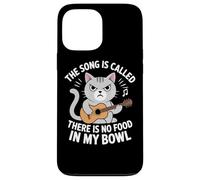 La canción se Llama No Hay Comida en mi tazón Funny Cat Carcasa para iPhone 13 Pro MAX
