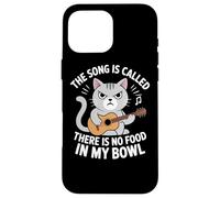 La canción se Llama No Hay Comida en mi tazón Funny Cat Carcasa para iPhone 16 Pro MAX