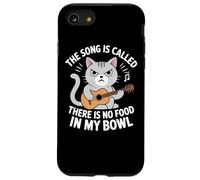 La canción se Llama No Hay Comida en mi tazón Funny Cat Carcasa para iPhone SE (2020) / 7/8