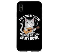 La canción se Llama No Hay Comida en mi tazón Funny Cat Carcasa para iPhone XS MAX