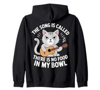 La canción se Llama No Hay Comida en mi tazón Funny Cat Sudadera con Capucha
