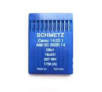 La Canilla ® - 10 Agujas para Máquina de Coser Industrial Schmetz DBx1 1738(A) 16x231 Grosor 90/14 Pistón Redondo