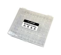 La Canilla ® - Caja de 25 Bobinas Transparentes para Máquinas de Coser Alfa, Singer, Brother, Juki, Elna...
